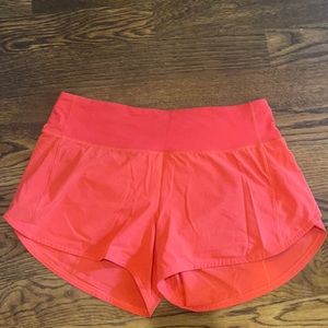 Lululemon speed up shorts tall WORN ONCE